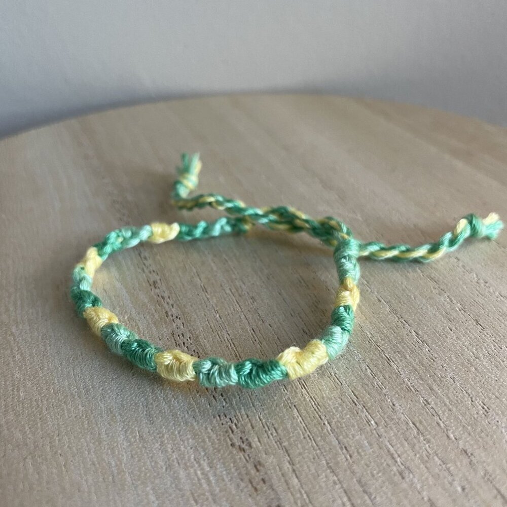 Freja Bracelet, anklet, trendy, comfortable, tie, embroidery thread, woven, gift